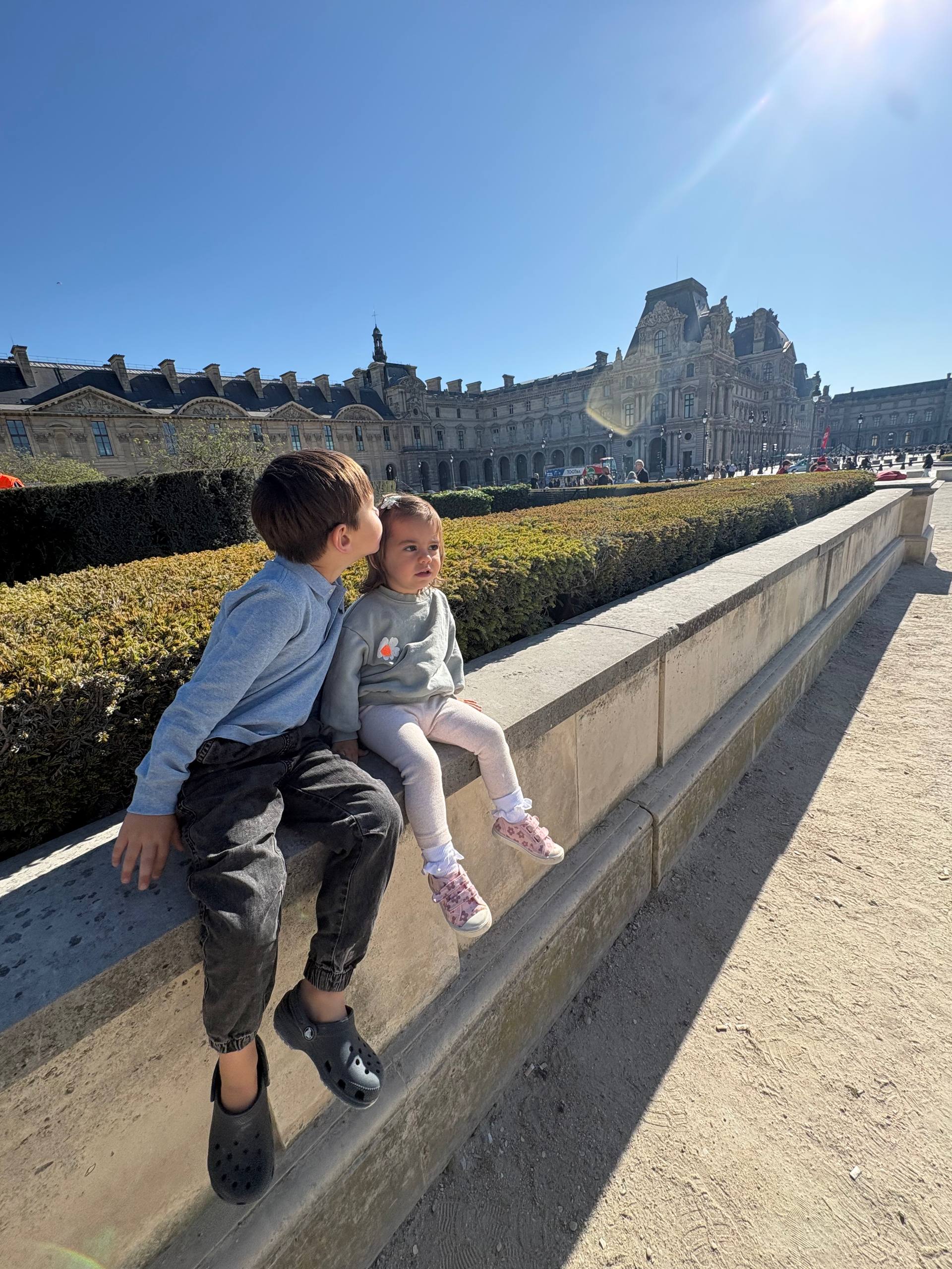 Kids at the Louvre